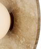 Currey & Company Apricity Beige/Frosted White Wall Sconce-3