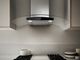 Elica Techne Series Como 36" Stainless Steel with Black Glass Wall Mounted Range Hood-5
