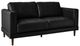 Elements International Hampton Fiero Black Loveseat-0