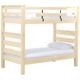 Crate Designs™ Furniture Unfinished Twin/Twin Timber Frame Bunk Bed-0