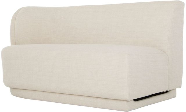 Moe's Home Collection Yoon Cream Left 2 Seat Chaise-1