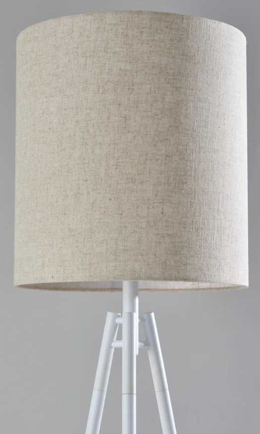 Adesso® Glenwood White Floor Lamp-1