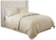Olliix by Madison Park Cream Queen Amelia Upholstery Headboard-5