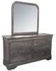 American Wholesale Furniture Louis Philippe Gray Dresser-1