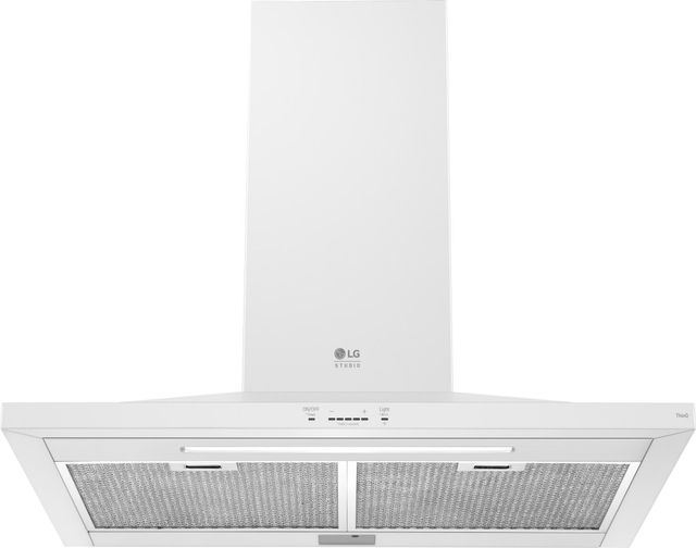 LG Studio 36” Essence White Wall Mounted Range Hood-4