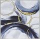 Sagebrook Home Blue Hand Painted Circles Canvas-0