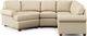 Flexsteel® Thornton 3-Piece Off-White Left-Arm Facing Sectional and Chaise-1