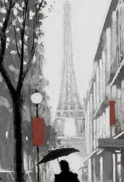Classy Art Rainy Paris I by A. Orme Wall Art-1