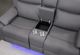 Global Furniture USA U6026 Gray Console Manual Reclining Loveseat with LED-2