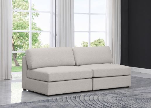 Meridian Furniture Beckham Beige Modular 76" Sofa-2