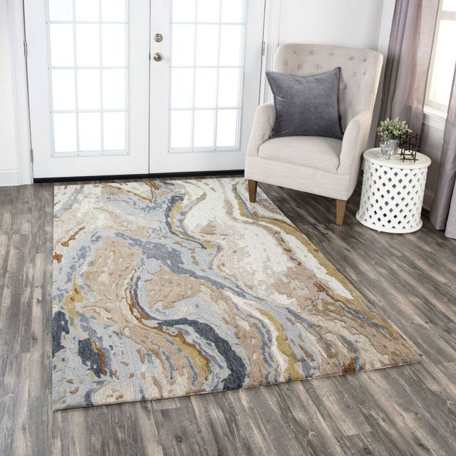 Rizzy Home Vogue Neutral 10’x 13' Area Rug-4