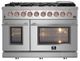 FORNO® Massimo Series 48" Stainless Steel Pro Style Gas Range-1