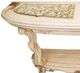 Michael Amini® Platine De Royale Champagne Oval Console Table-4