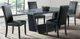 Elements International Beckley 5-Piece Black/Meridian Black Dining Set-0