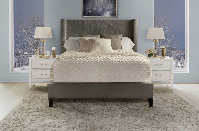 Parker House® Angel Himalaya Charcoal Gray King Panel Bed-1