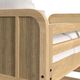 Elements International Ridgemont Natural Youth Loft Bunk Bed with Grain-4