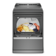 Whirlpool® 7.4 Cu. Ft. Chrome Shadow Front Load Electric Dryer-2