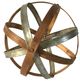 A & B Home Natural/Silver Decorative Ball-0