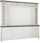 aspenhome® Mesa Antique White 96" Console and Hutch-0