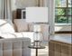 Cal® Lighting & Accessories Bresso Brushed Steel Table Lamp-1