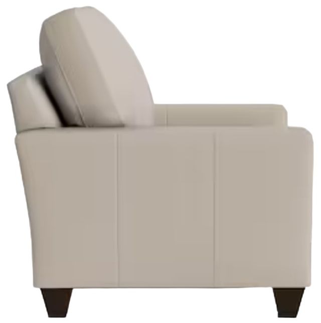 Bassett® Furniture Customizable Benchmade Premier Leather Large Track Arm Accent Chair-2