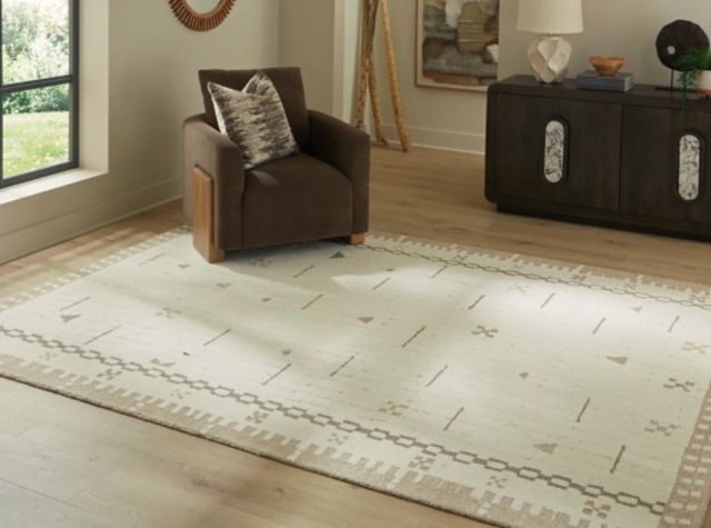Signature Design by Ashley® Dot Brown/Cream/Taupe 8'x10' Large Area Rug-3