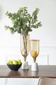 A & B Home Gold/White16" Vase-4