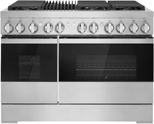JennAir® NOIR™ 48" Stainless Steel Pro Style Dual Fuel Range-0