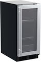 Marvel Classic 15" 2.7 Cu. Ft. Stainless Steel Frame Glass Built-In Beverage Center-0