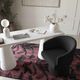TOV Furniture Kristen Black Rolling Desk Chair-1