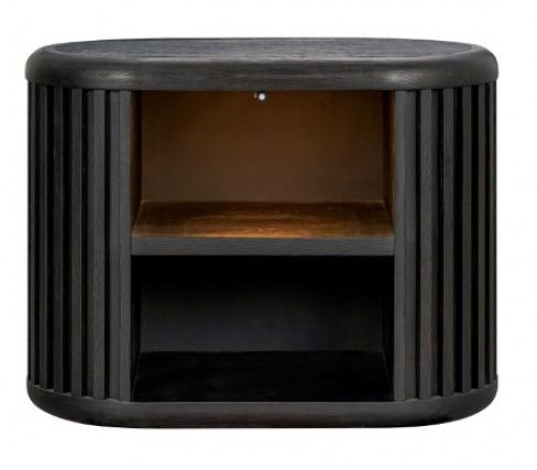 Furniture of America® Hildesheim Black Nightstand-2