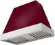 AGA Euclid 36" Cranberry Wall Mounted Range Hood with Polished Chrome Trim-0