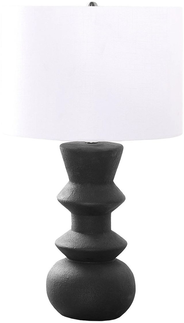 Monarch Specialties Inc. Black Ceramic Table Lamp-0