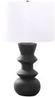 Monarch Specialties Inc. Black Ceramic Table Lamp-0