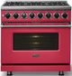 Viking® 7 Series 36" Valentine Pro Style Dual Fuel Range-2