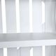 Crestview Collection Brambleton White Bookcase-2