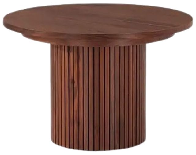 Transformer Table Transformer Royal Walnut Round Extendable Dining Table-0
