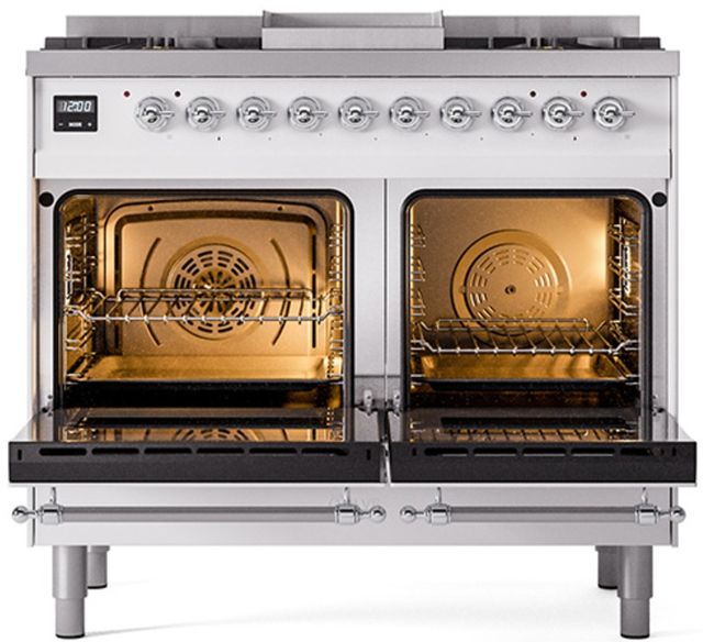Ilve® Nostalgie II Series 40" Custom RAL Color Pro Style Dual Fuel Range-1