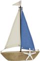 Stylecraft Nautical Blue Sail Boat Canva-0