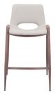 Zuo® Desi Beige Set of 2 Counter Chairs-1