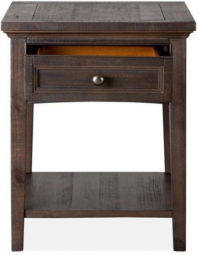 Magnussen Home® Westley Falls Graphite End Table-2