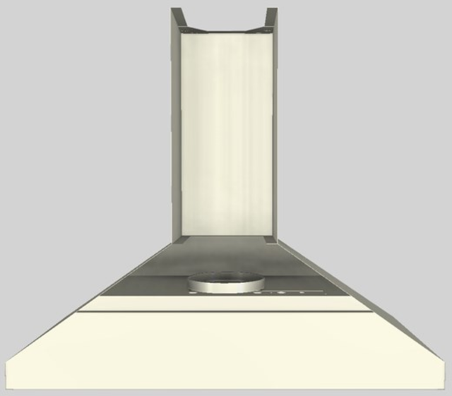 Vent-A-Hood® 42" Biscuit Wall Mounted Range Hood-1