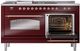 Ilve® Nostalgie II Series 60" Burgundy Pro Style Dual Fuel Range-3