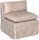 Nest Home Collections Paris Beige Tweed/Gray Wash Short Bench-0