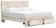 Benchcraft® Lawroy Light Natural King Panel Storage Bed-1