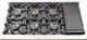 FORNO® Capriasca 48" Stainless Steel Pro Style Gas Range-4
