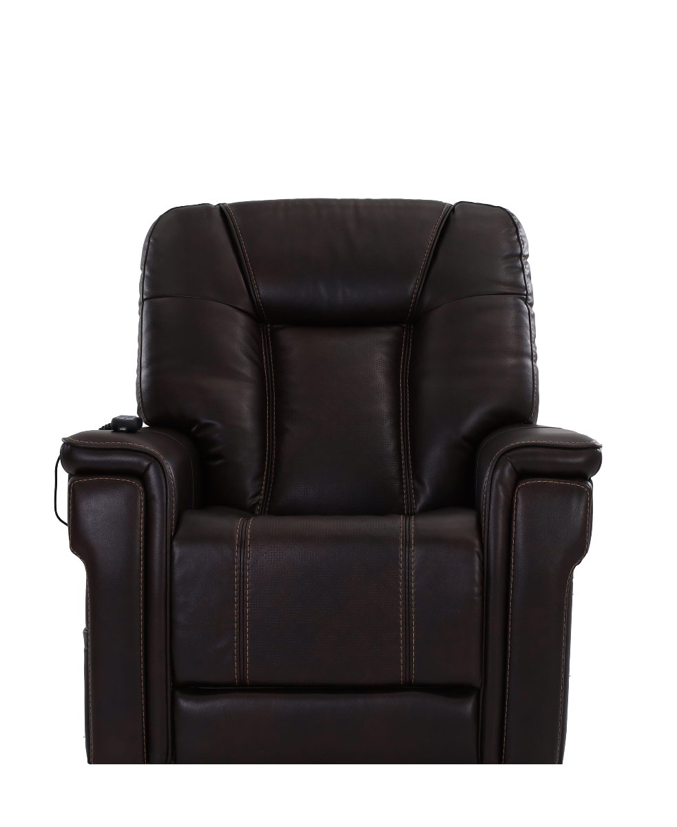 Moto Motion Nick Walnut Power Lift Recliner | Miskelly Furniture