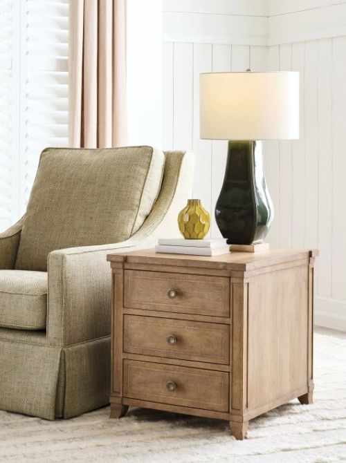 American Drew® Chastain Woodfield Brown Chairside Chest-1