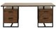 Homelegance® Sedley Rustic Black/Walnut Writing Desk-2