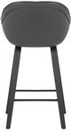 Armen Living Crimson Black/Gray Counter Stool-2